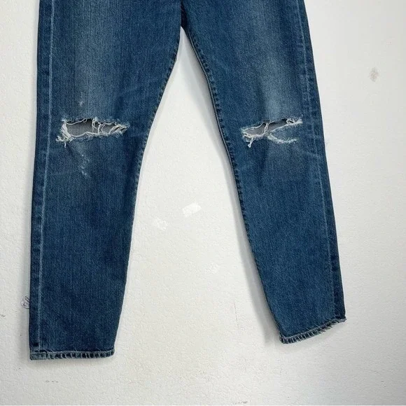 Citizens of Humanity LIYA High Rise Classic Fit Jeans 31 Button Fly Distressed - Picture 3 of 12